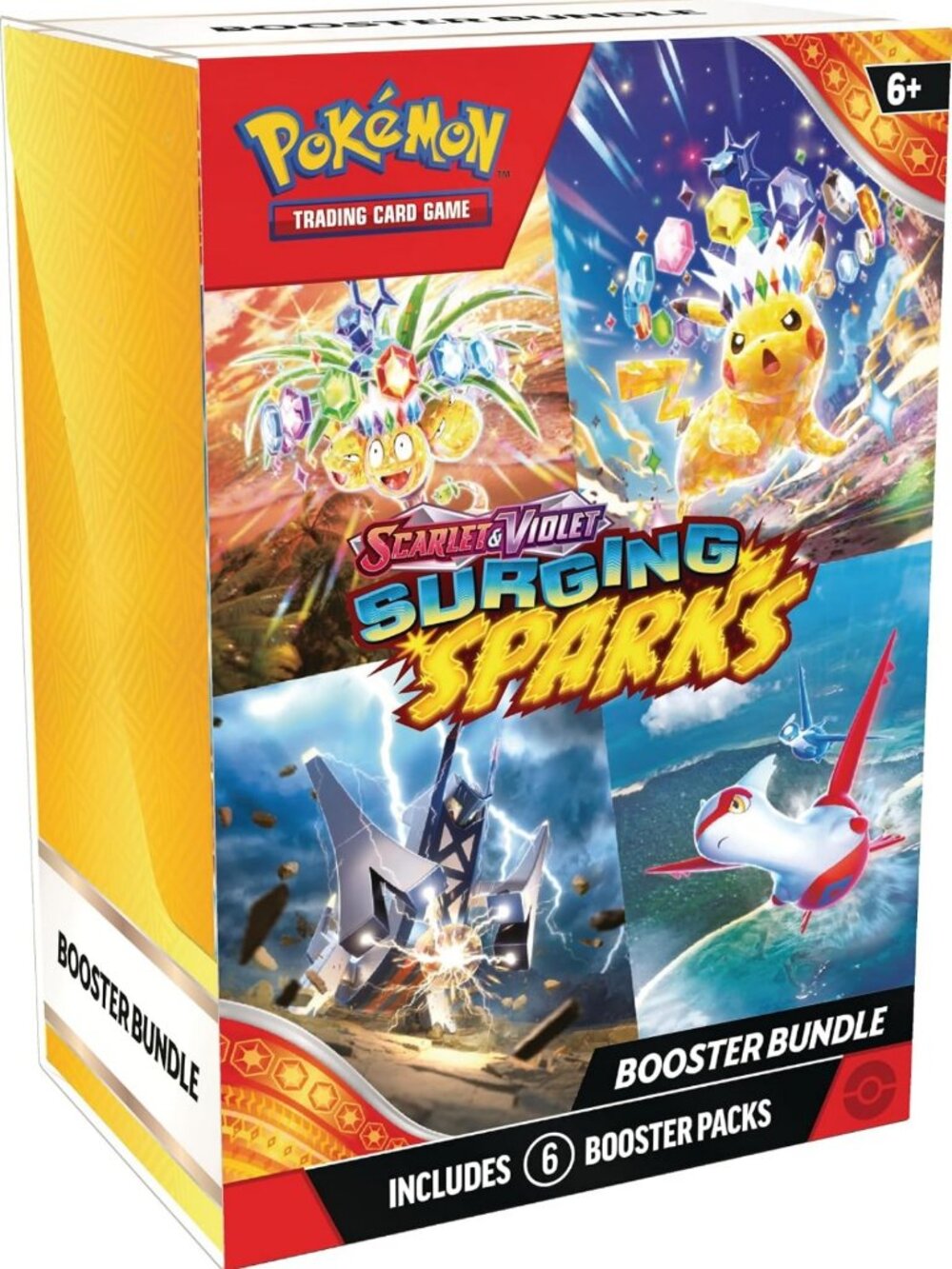 Scarlet & Violet Surging Sparks Booster Bundle - 6 Pokémon TCG Booster Packs